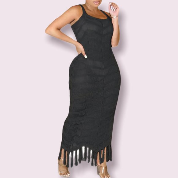 Dresses & Skirts - Black dress/cover up